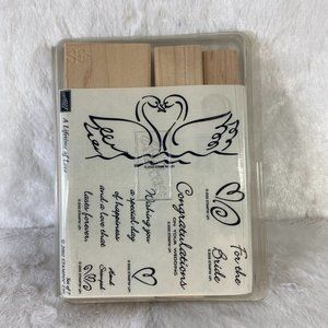 Stampin' Up! - A LIFETIME OF LOVE - Rubber Stamps Set of 7 - NEW (unmounted)